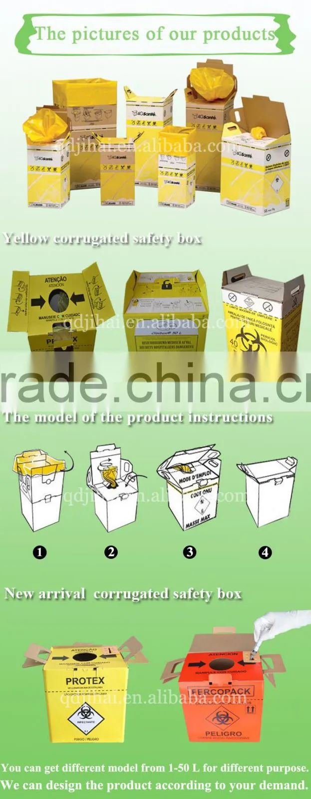 online shopping portable waste container used in hospital