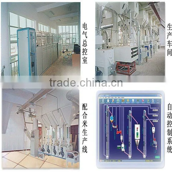 Complete sets of rice processing line for rice mill plant