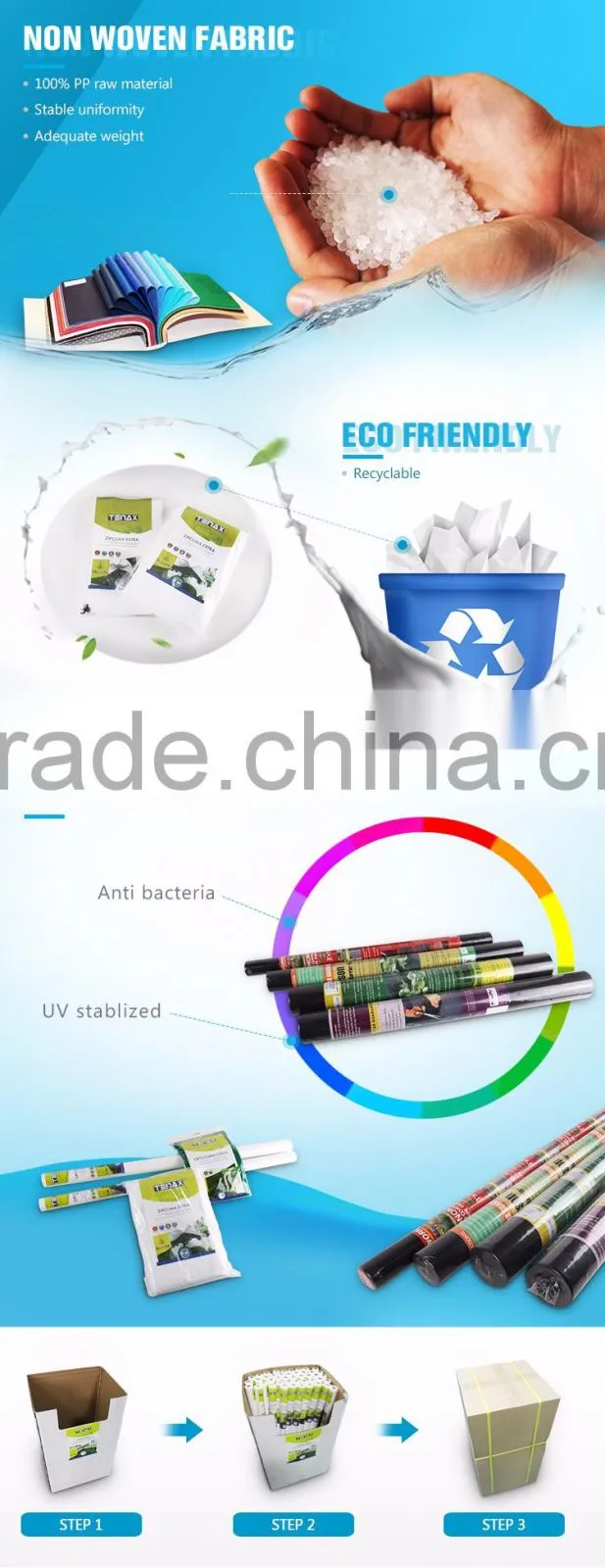 Technology 2016 Agriculture Nonwoven Polypropylene Fabric Roll