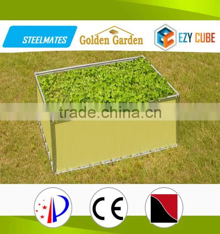 steel storage box for garden flower pot stand