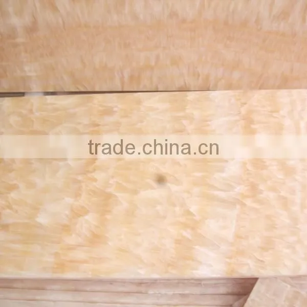 Newstar polished honey yellow onyx