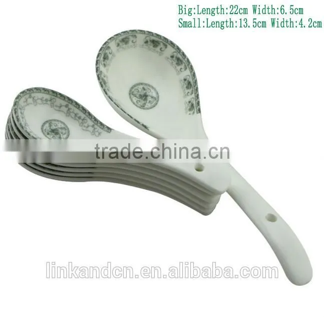 SP1521 Haonai Chinese ceramic spoon, ceramic soup spoon
