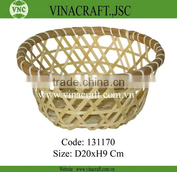 Eco-Friendly natural craft weaving bamboo basket