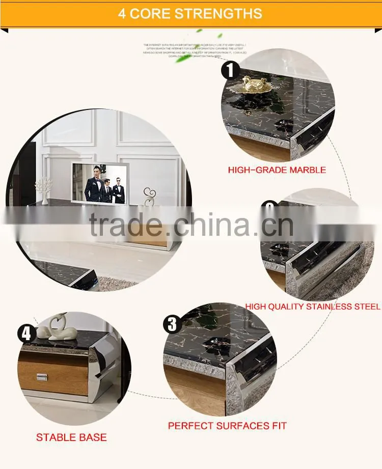 E331 Low Price Modern Glass Top Corner TV Stand