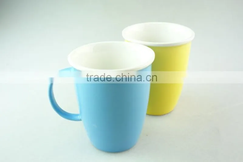 cheap glazed ceramic mug with handle for wholesale in stock