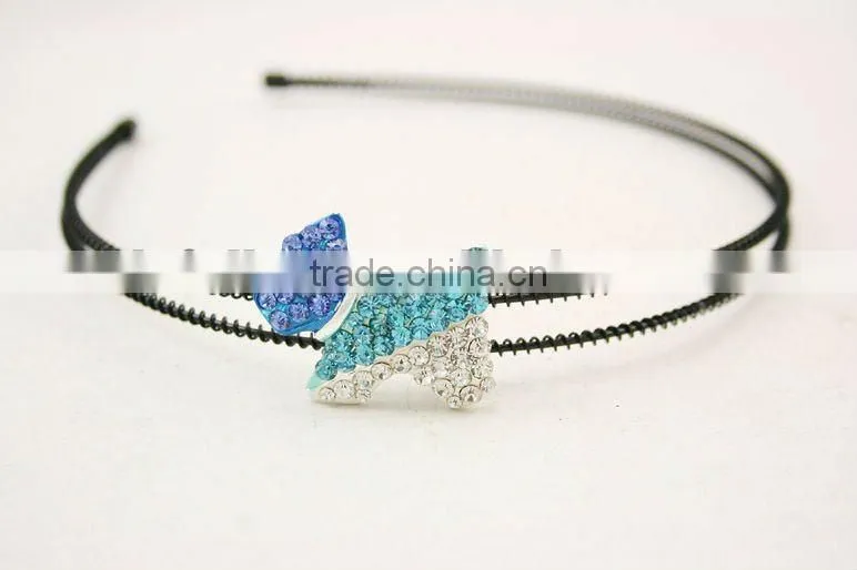 double wires metal headband for kids