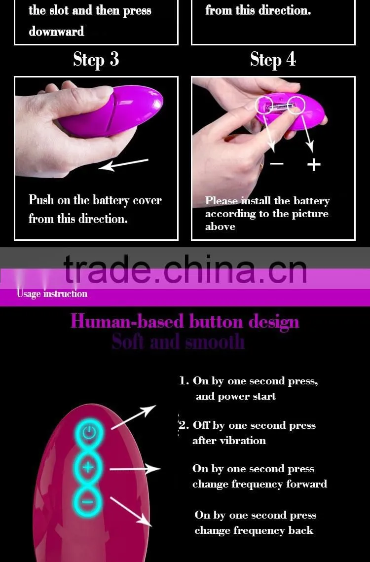Remote control vibrating butterfly