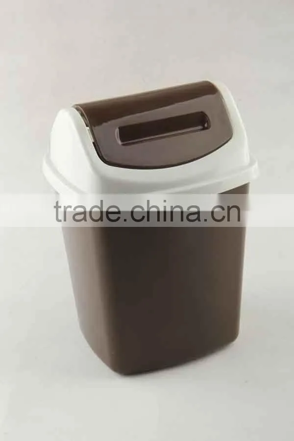 Plastic Trash Can Household Garbage Can/Rubbish Bin