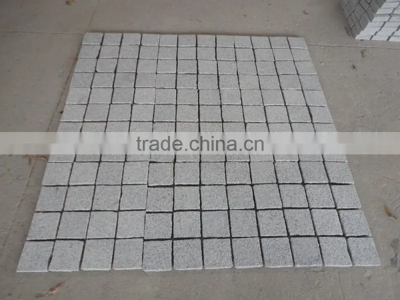 White Paving Stone White Granite Driveway Paving Stone Granite Mesh Paver