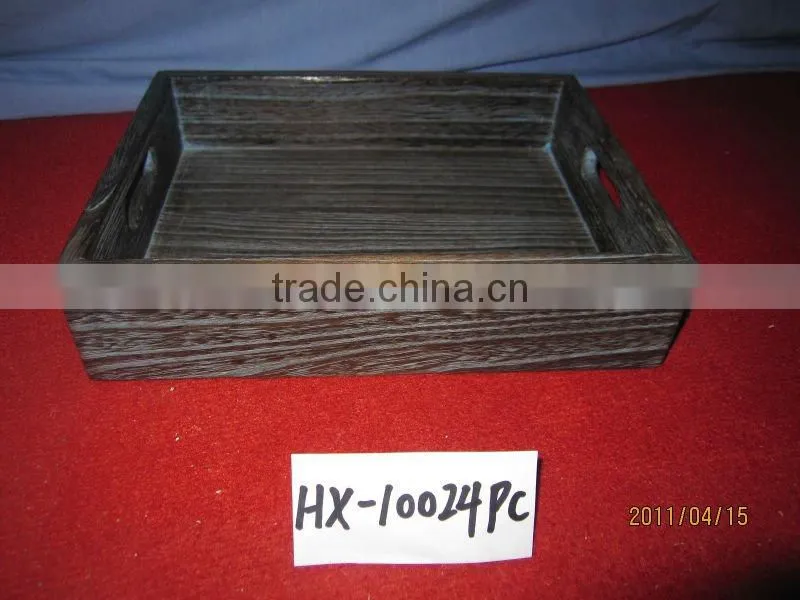 wholesale multi-purpose wooden tray for fruit