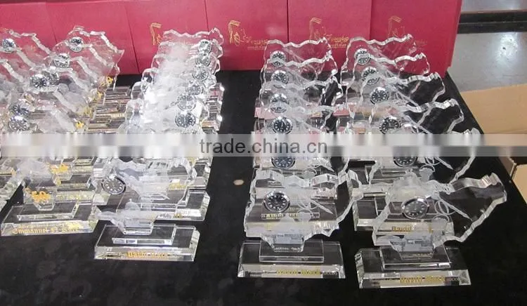Unique Souvenir Crystal Plaque
