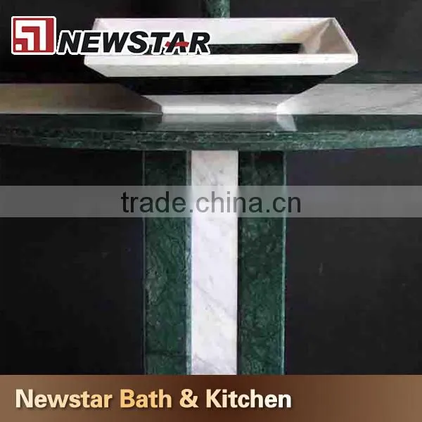 China high quality hot sales natural stone pedestal sink