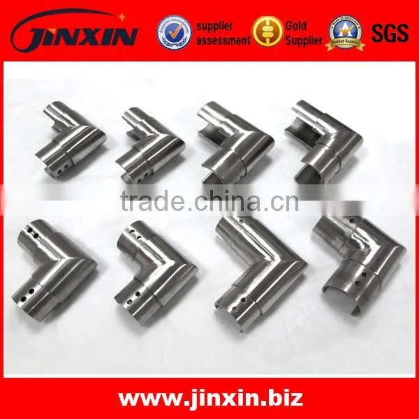 Stainless Steel Channel Pipe 90 degree Ethernet Pipe Cross Connector