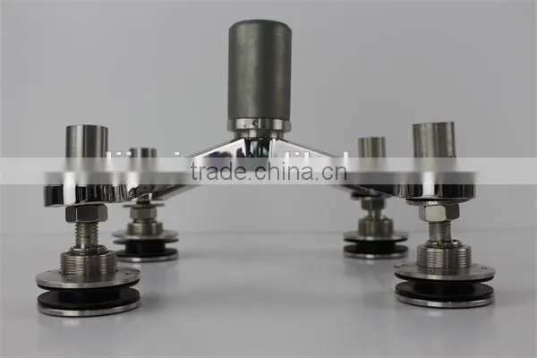 Stainless Steel glass curtain wall spider system for construction