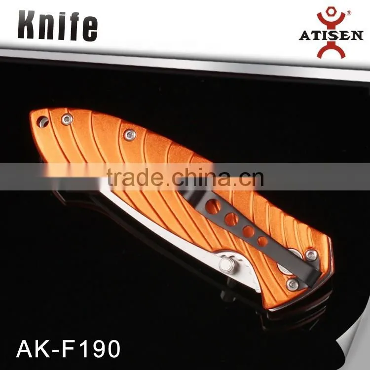 Unique Design Folding Tactical Camping Knife With Aluminium Handle