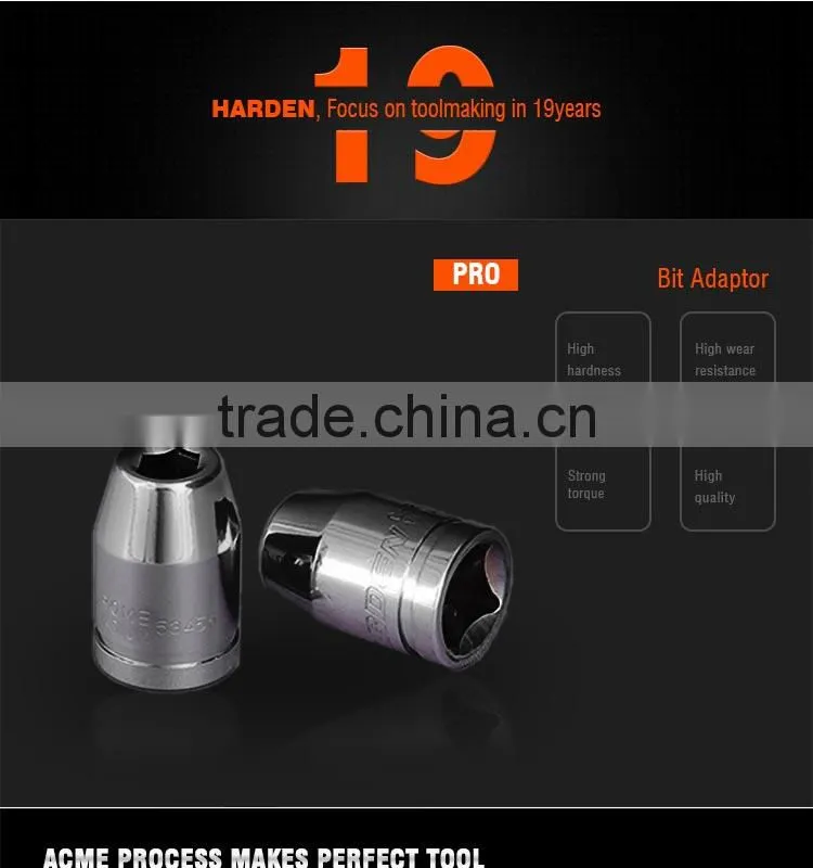 Chrome Vanadium Professional 3/8" Bit Adaptor