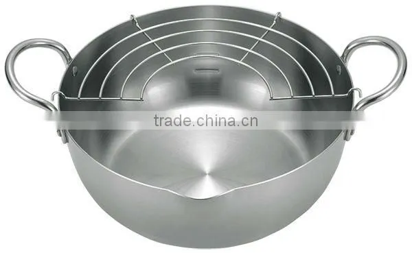 Stainless Steel Deep Fry Pot for Tempura
