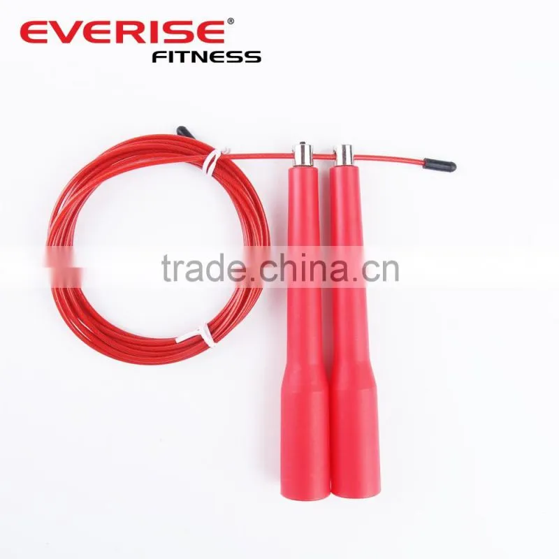 2017 new updated speed jump rope with adjustable cable with purple handle