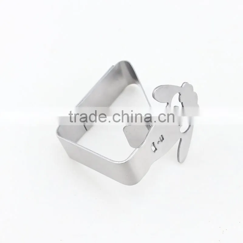 Hot Selling High Quality Stainless Steel Fancy Design Tablecloth Clips