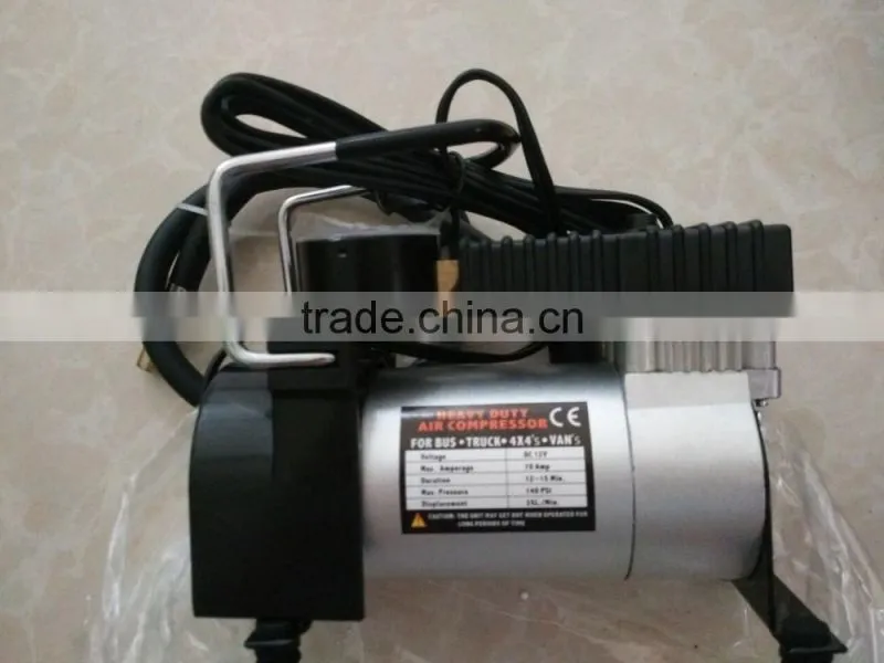 DC 12V Single Cylinder Metal Auto Air Compressor Car Tire Air Pump