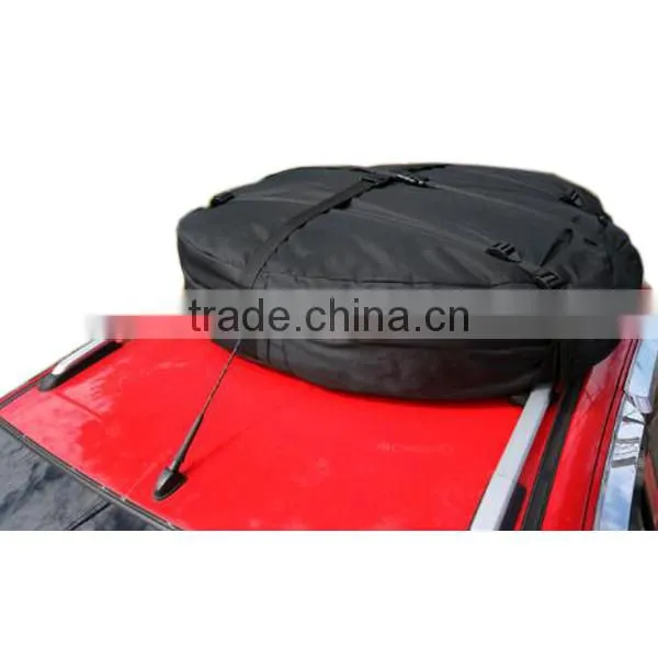 JT-V0202-6 waterproof polyester roof top cargo rack carrier/ roof top travel storage bag cargo carrier/car roo top bag