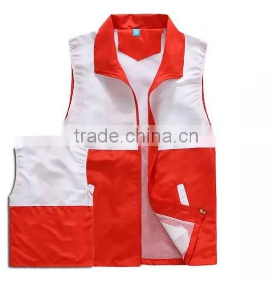 100% Cotton Volunteers Logo Embroideried 2016 Vest