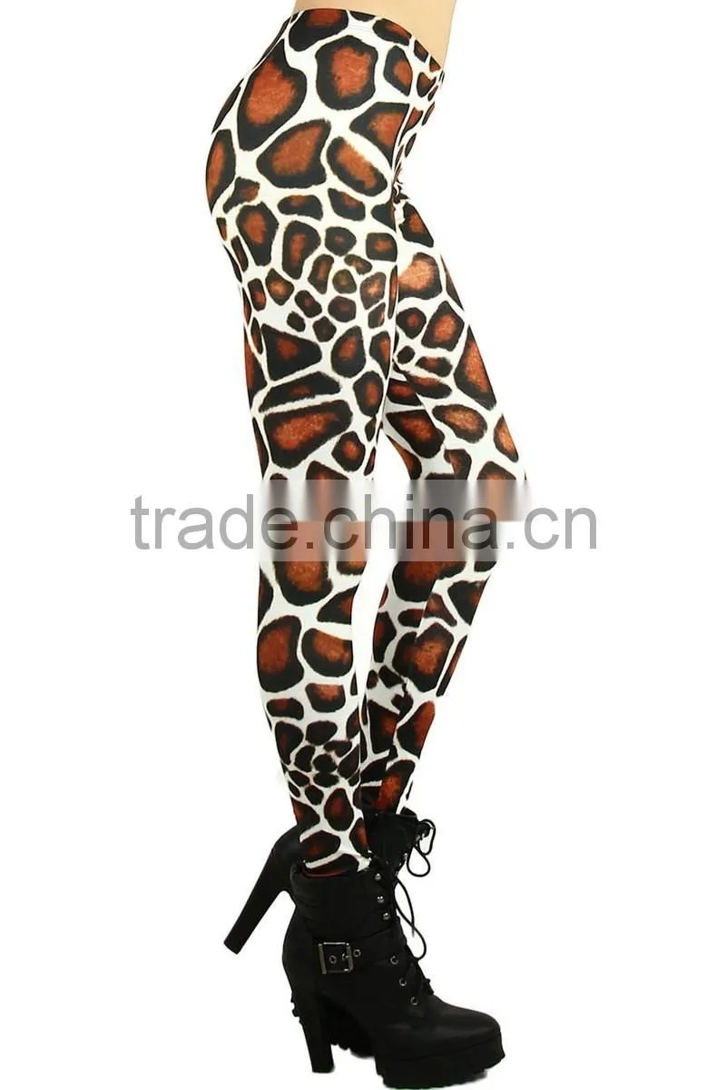 MGOO Custom Made Sublimation Print Leggings For Ladies Sportwear Yoga Leggings High Waist Polyester Spandex