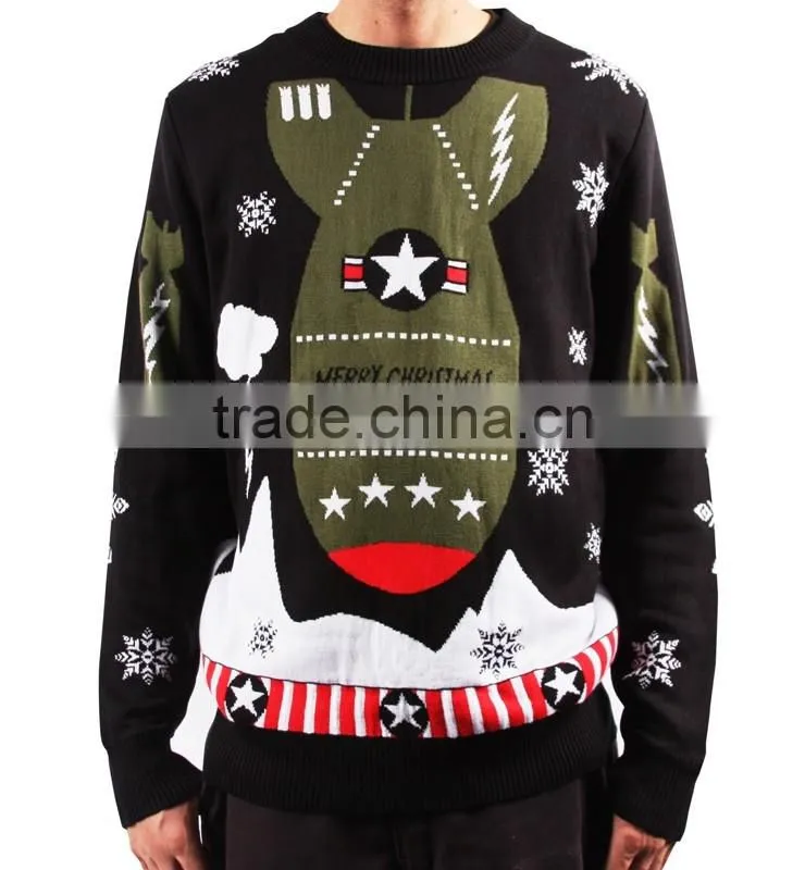 2016 unisex pullover knitted ugly christmas sweater