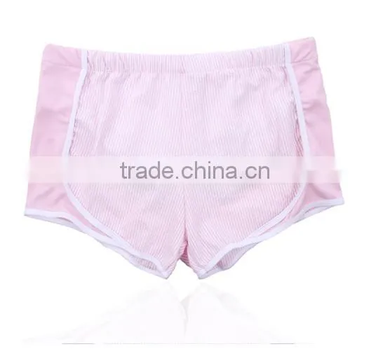 Wholesale new fashion monogrammed Seersucker Running Shorts