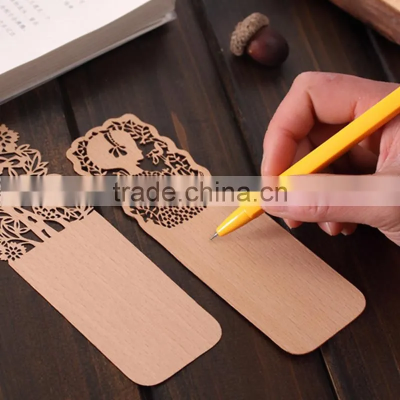 Korean Stationery Craft Through Carved Wooden Bookmark