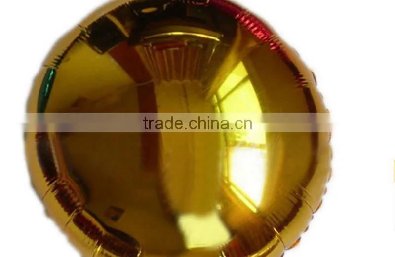 Beautiful Hot sell round shaped foil helium balloon for party