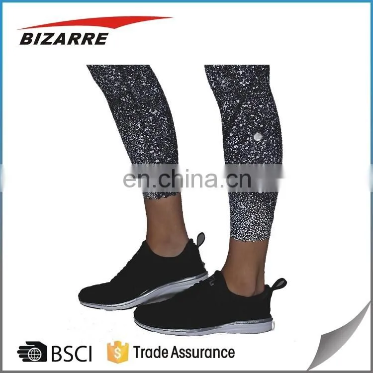 Women fashion poly/spandex dri fit mesh legging yoga pants