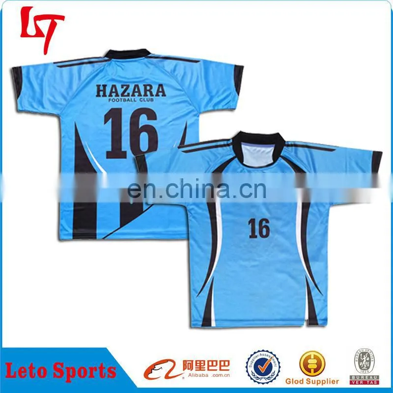 2015 New style colorful custom blank rugby jersey/European apparel rugby unisex uniforms/Breathable Rugby Football Wear