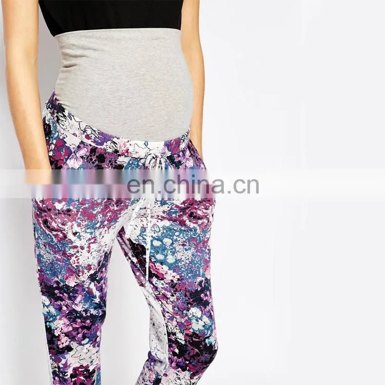 New Fashion Casual Floral Printed Women's Harem Pants Wholesale