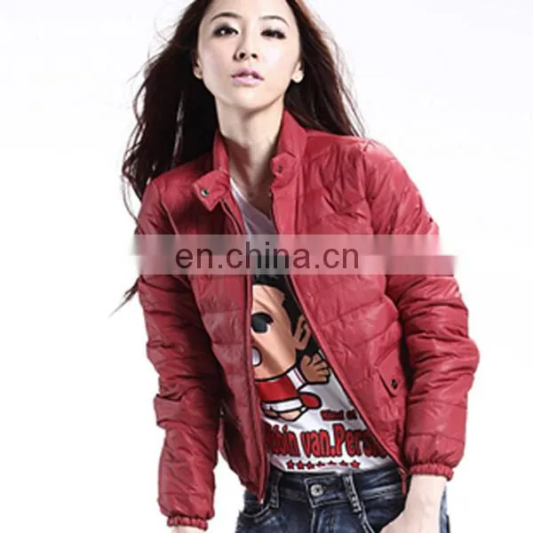 Lady fake down jacket women padding jacket duck down jacket