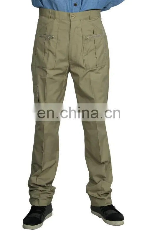 65% polyester 35% cotton long casual trousers