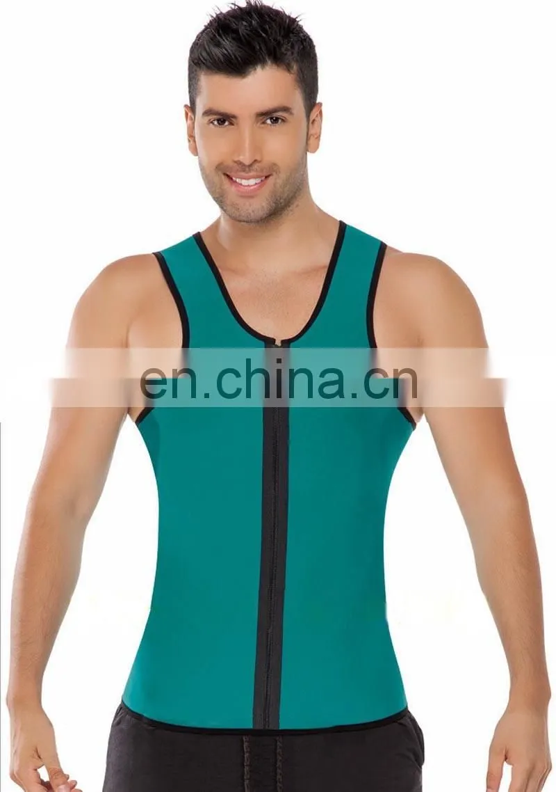 Men Sweat Gym Tank Top Athletic Shirt Sports Running Slimming Vest