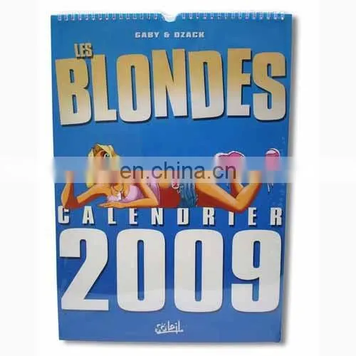top class quality 2016 table calendar/wholesale desk calendar printing