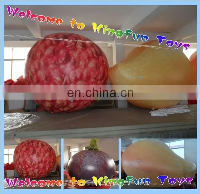 Colored LED inflatble helium balloon