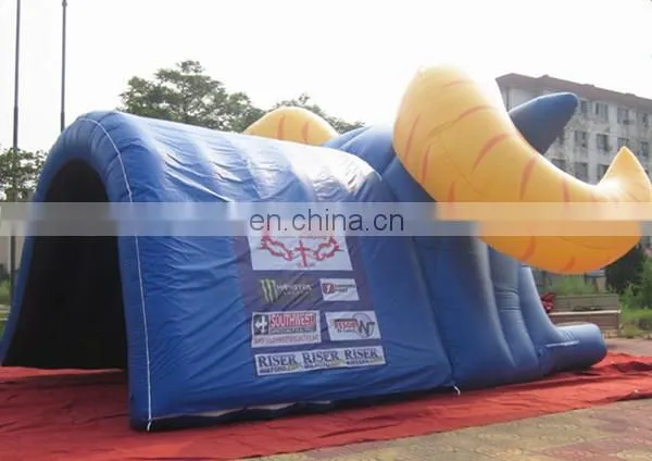 Giant InflatableI sheep mascot Tunnel/inflatable sport event tunnel /inflatable cartoon tunnel