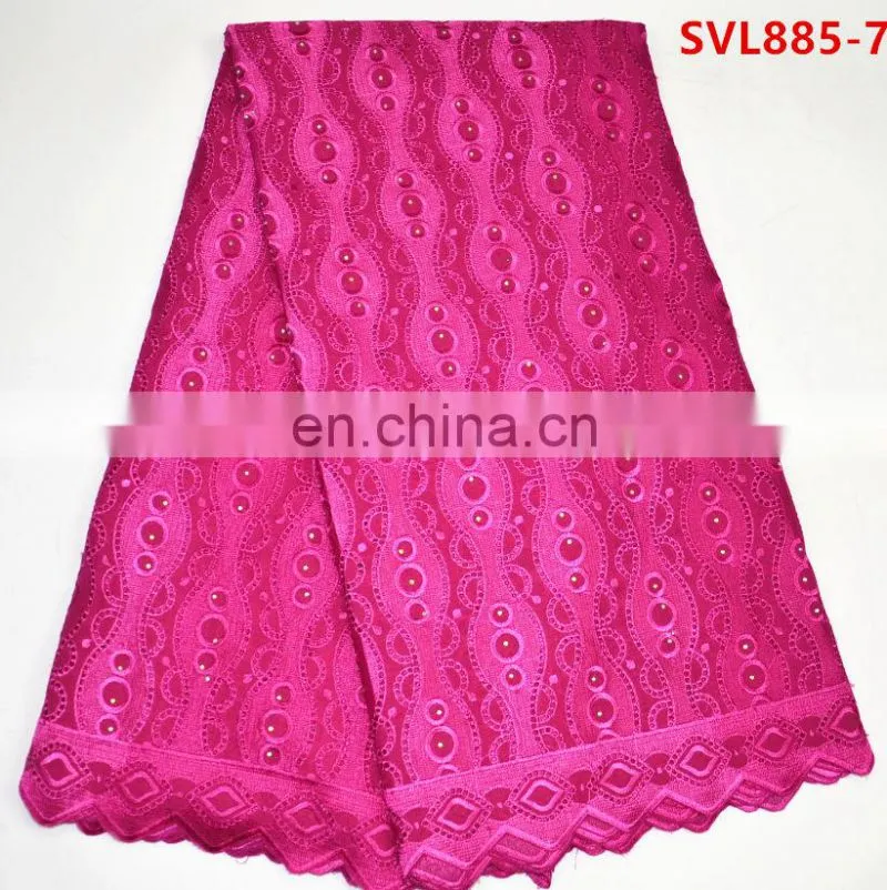 swiss voile cotton lace fabric 100% cotton swiss voile lace fabric black