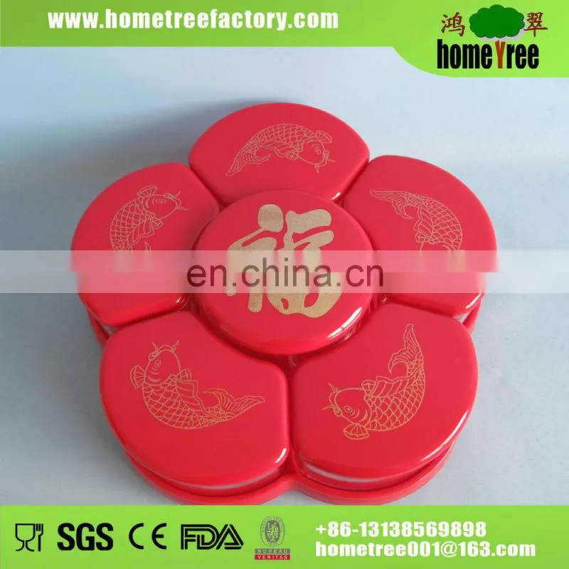 Jubilant Flower Shape Rotatable Celebration Candy Box