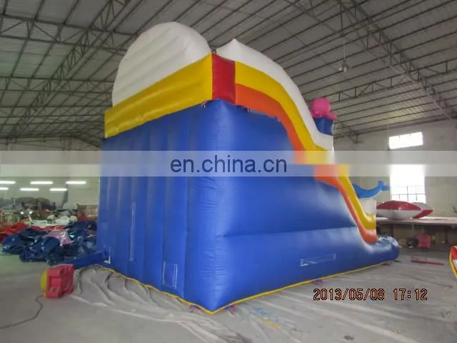 New design fashion inflatable hurricane water slide