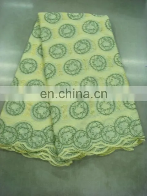swiss embroidery cotton lace(A-40-8)