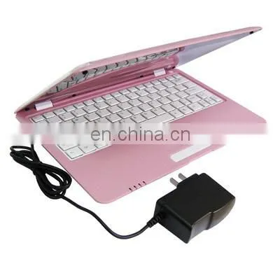 10.1 inch Windows CE 7.0 OS Notebook Computer with WIFI and RJ45 Port, Support SD / MMC Card, CPU: VIA WM8850, 1.2GHZ(Pink)