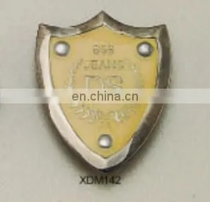 35mm metal alloy lapel pin badge with safety pin