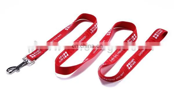 Newest hot selling pet dog leashes with comfortale touch nylon lanyards