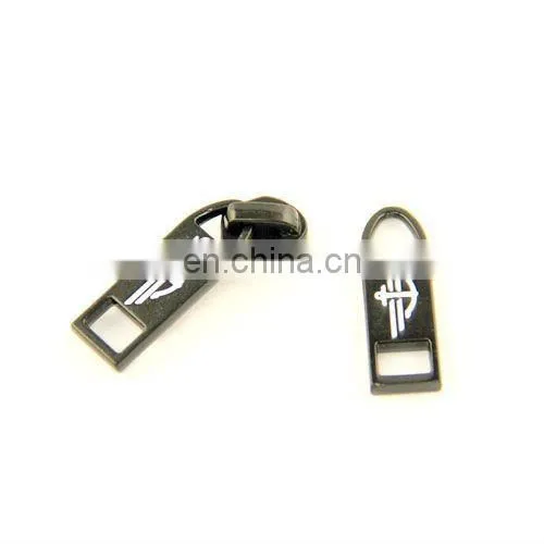 2016 new hot sell black chromium zipper pull