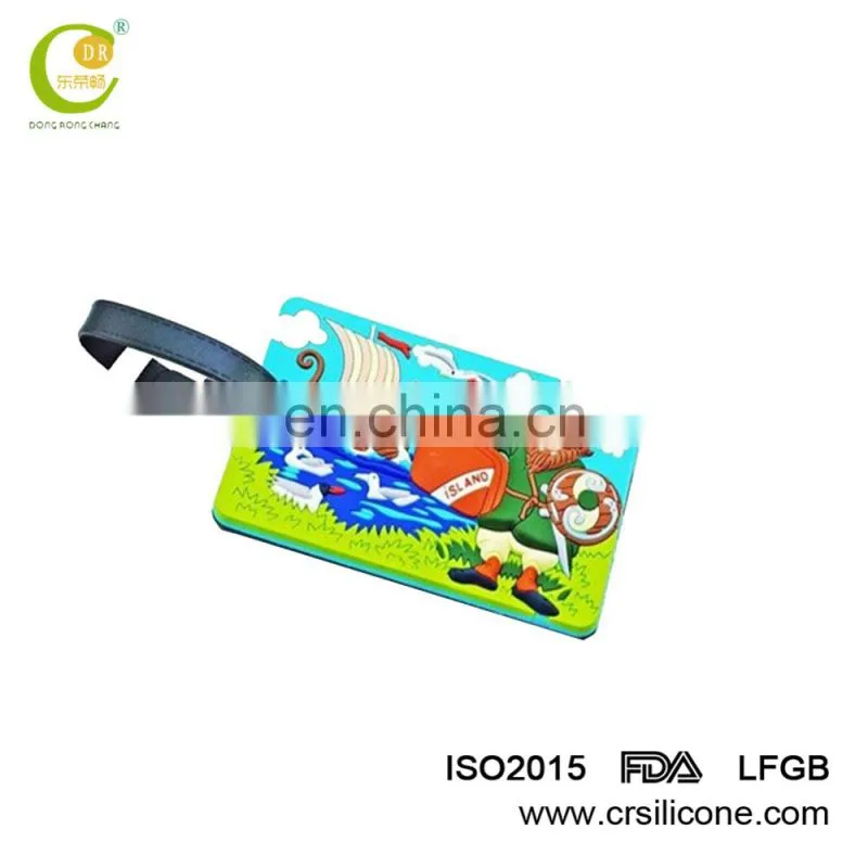 Direct Sale Custom Personalised Eco-Friendly Pvc Luggage Name Tags From Factory