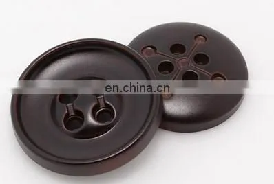 Free Sample ! Garment accessories supplier custom round resin shirt button